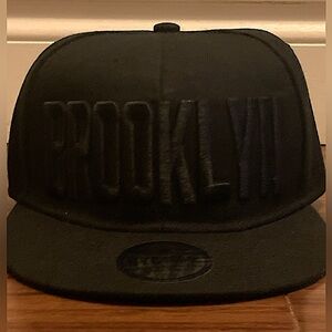 Blackout Flat Brim "Brooklyn" Cap